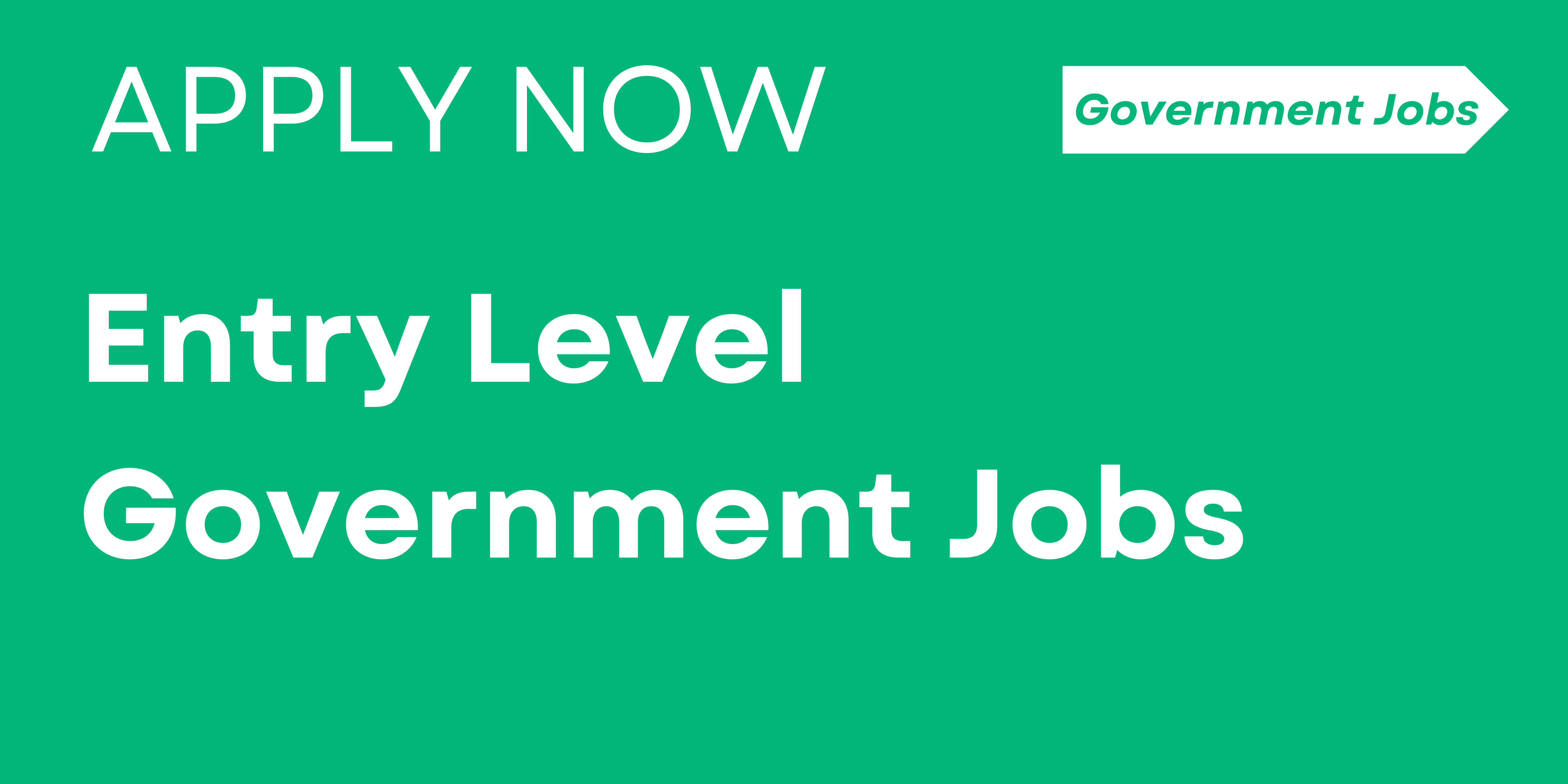 Entry Level Government Jobs