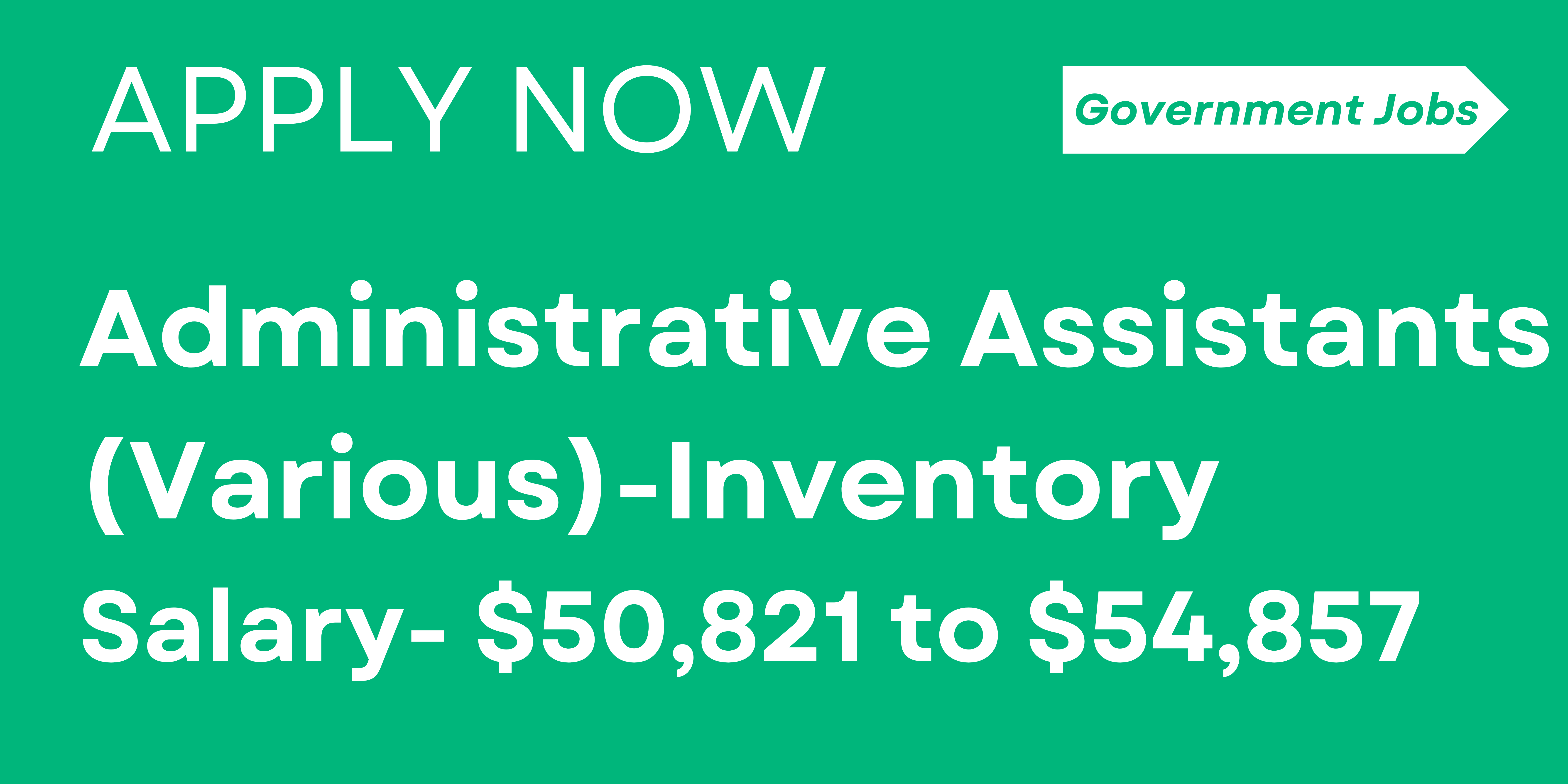 Administrative Assistants (Various)-Inventory