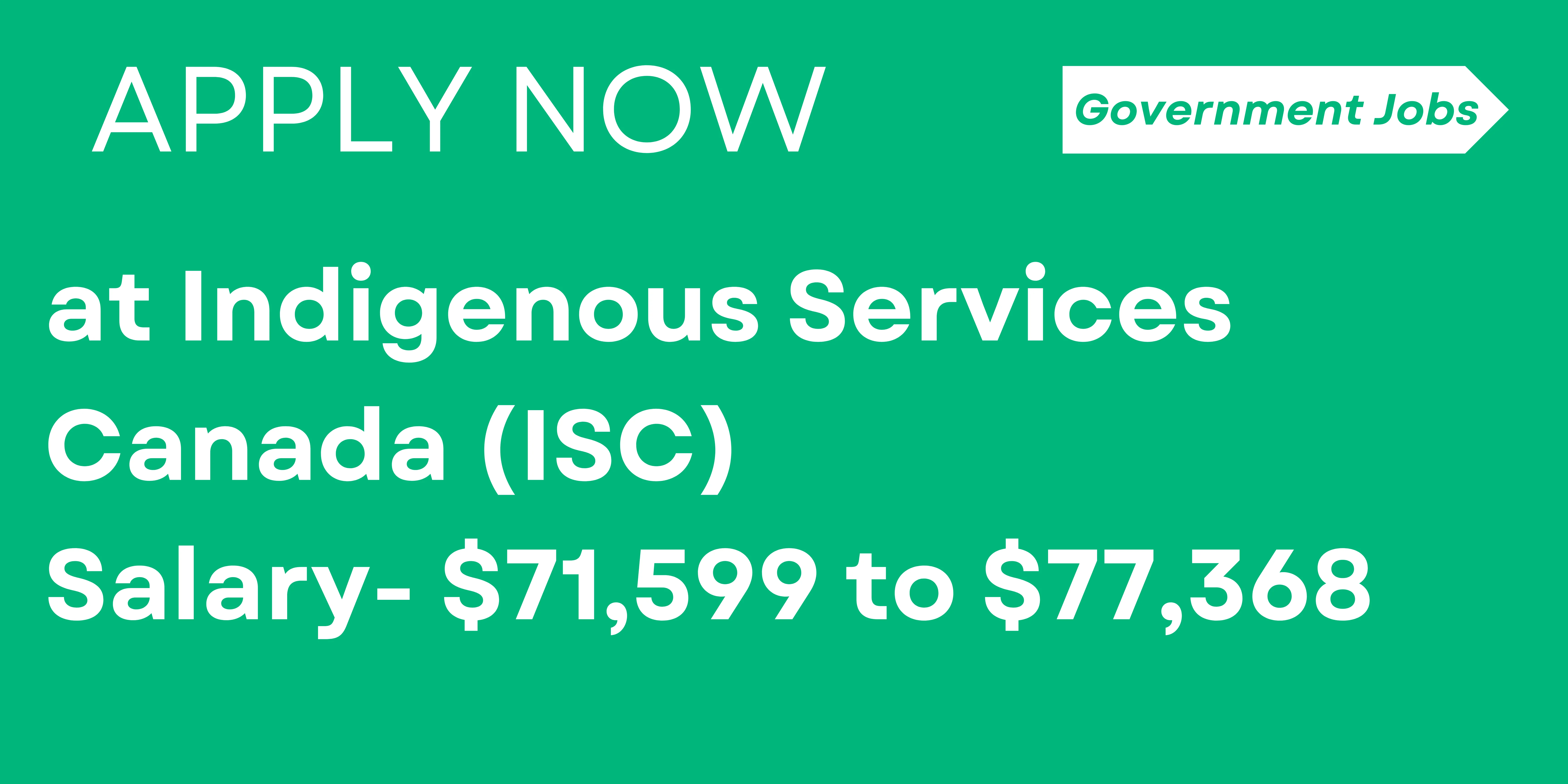 Indigenous Services Canada (ISC)