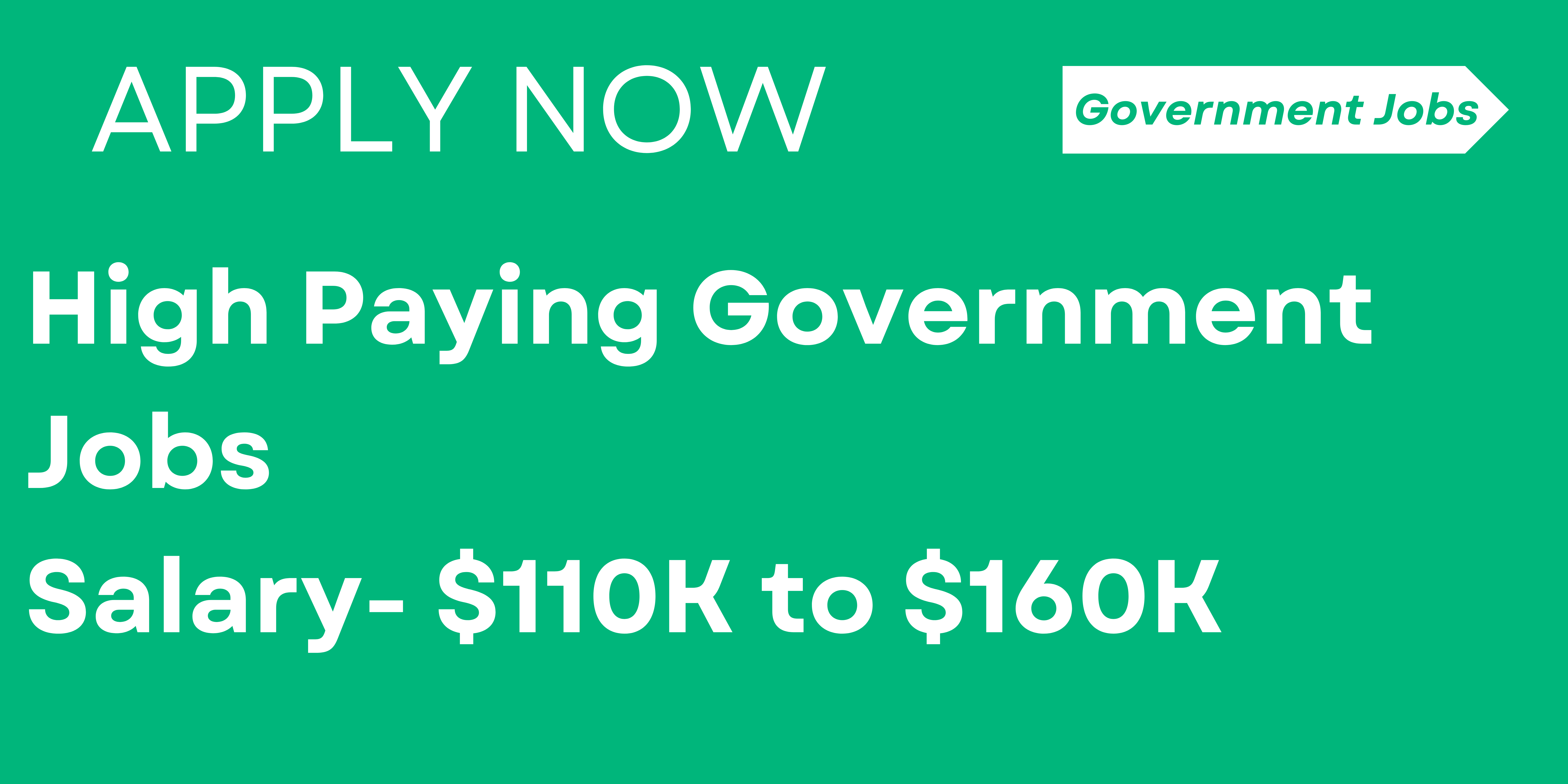 High Paying Government Jobs