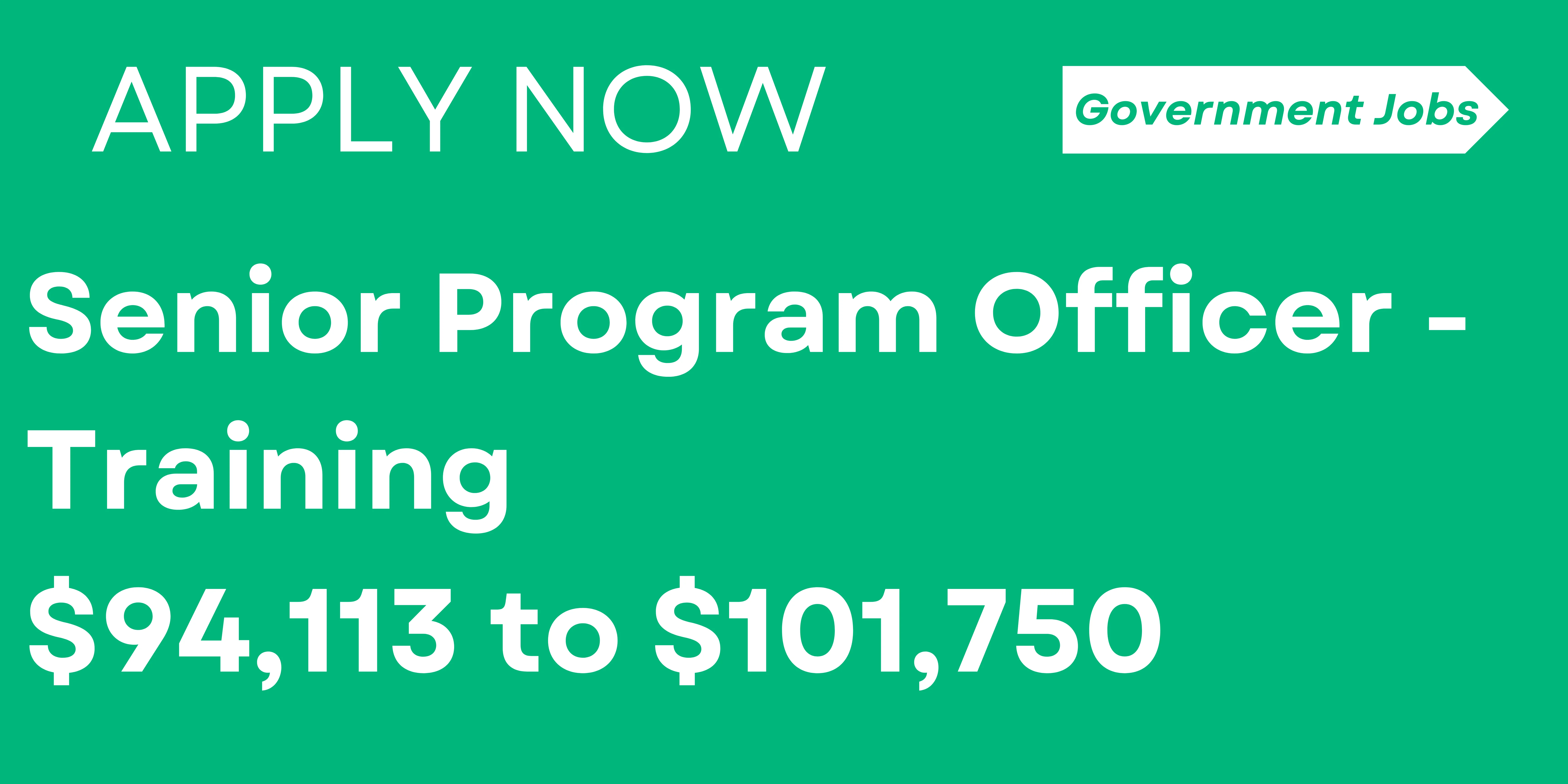 Senior Program Officer - Training