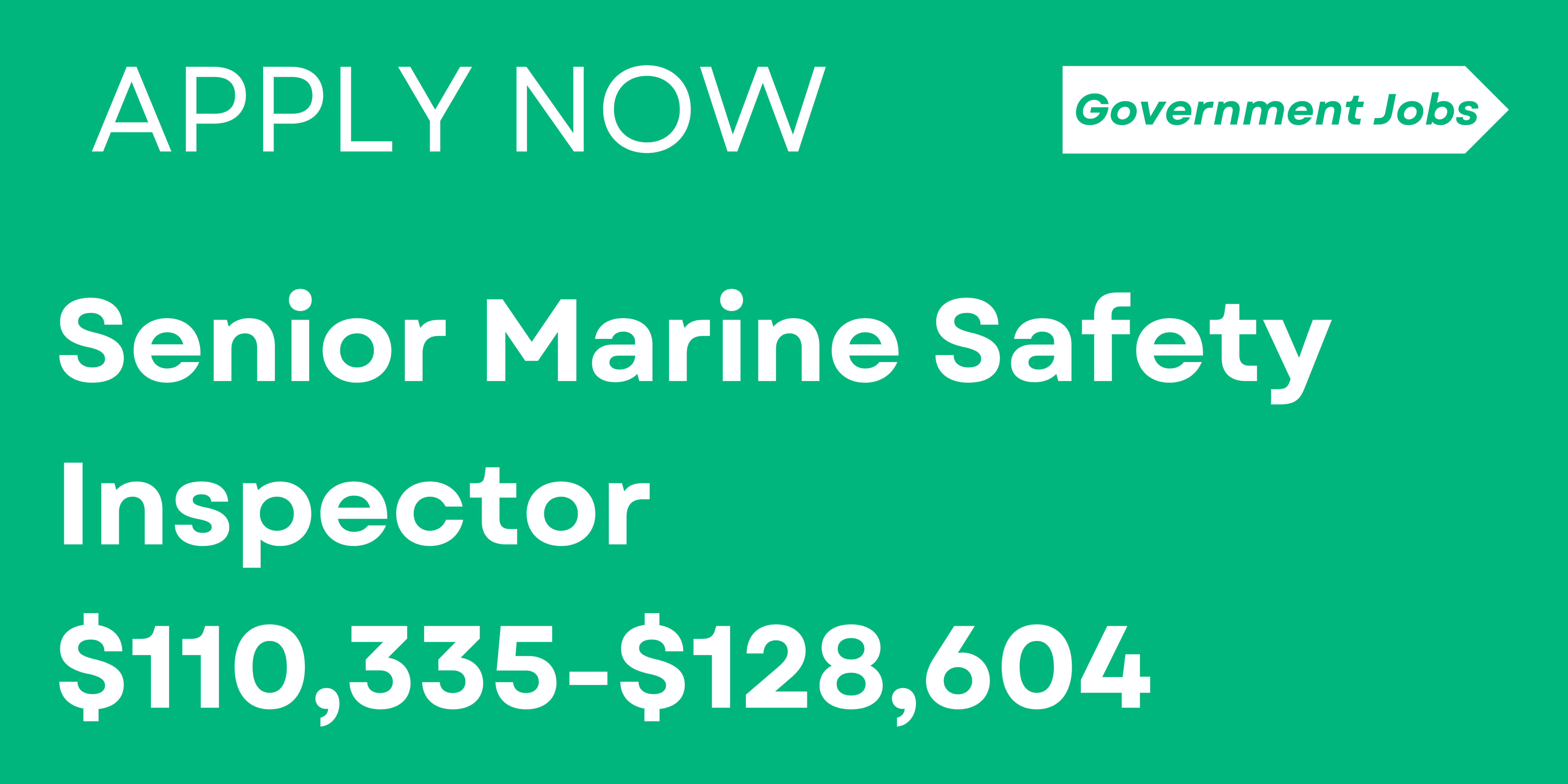 Senior Marine Safety Inspector