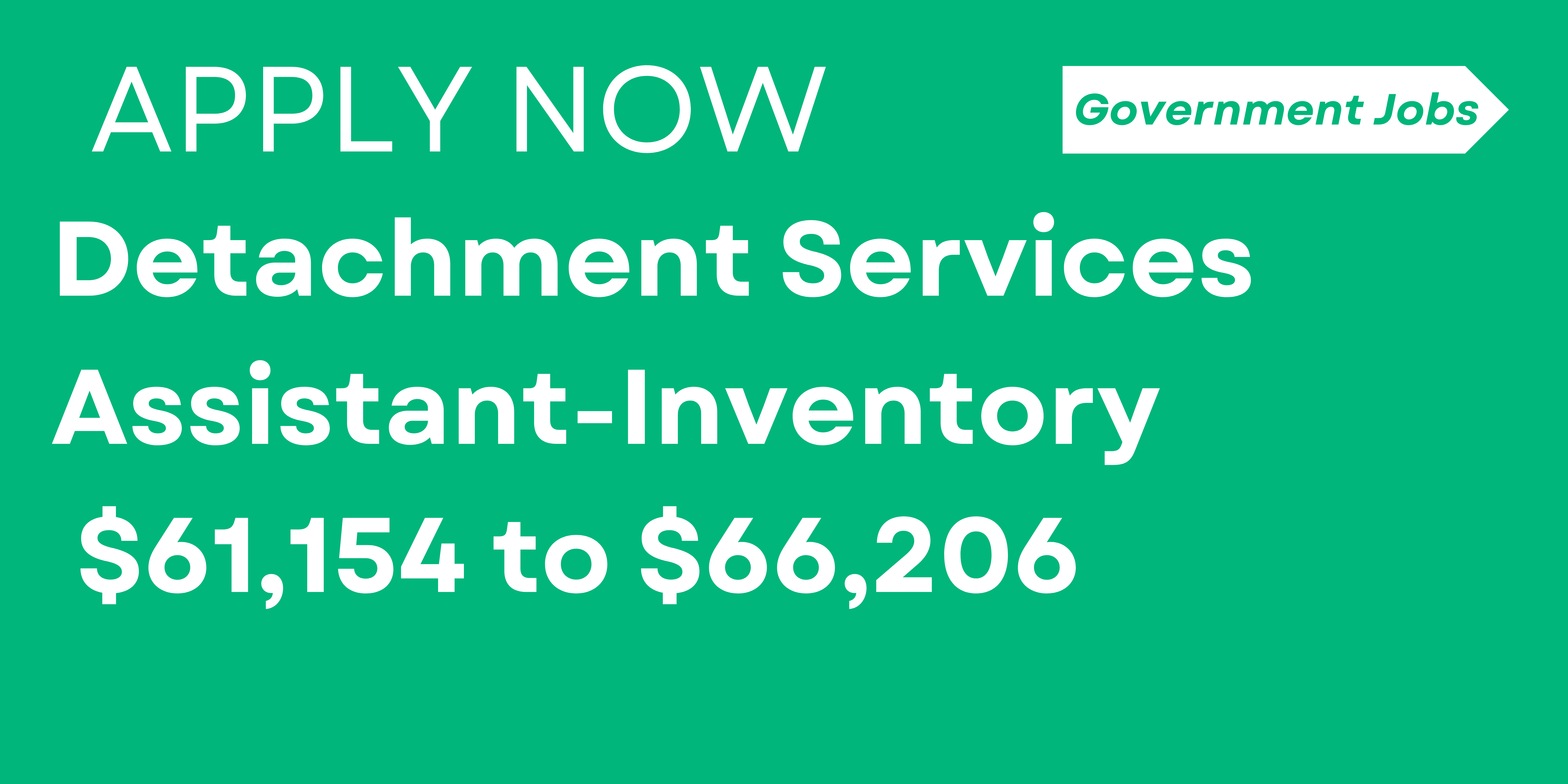 Detachment Services Assistant-Inventory
