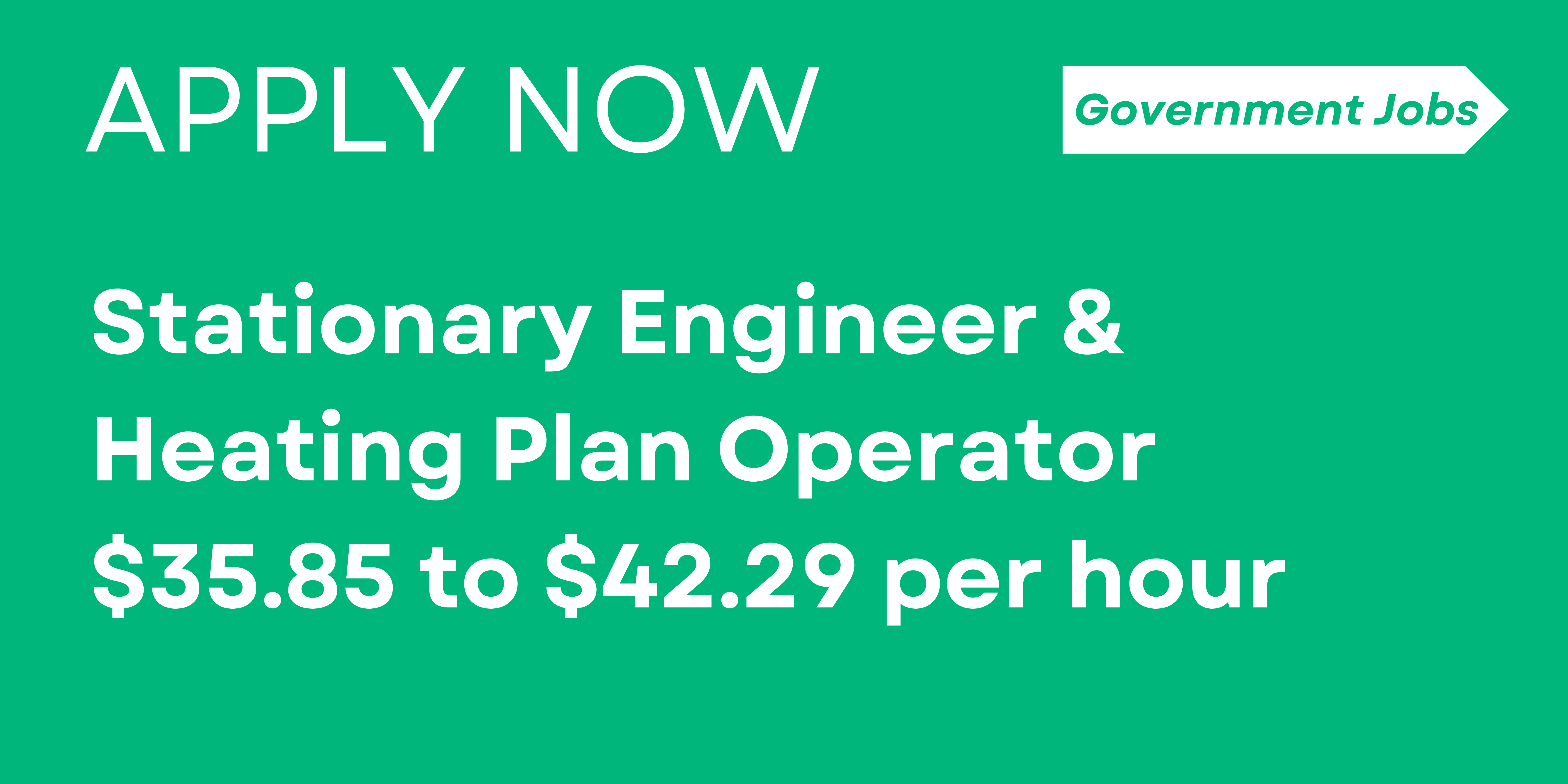 Stationary Engineer & Heating Plan Operator