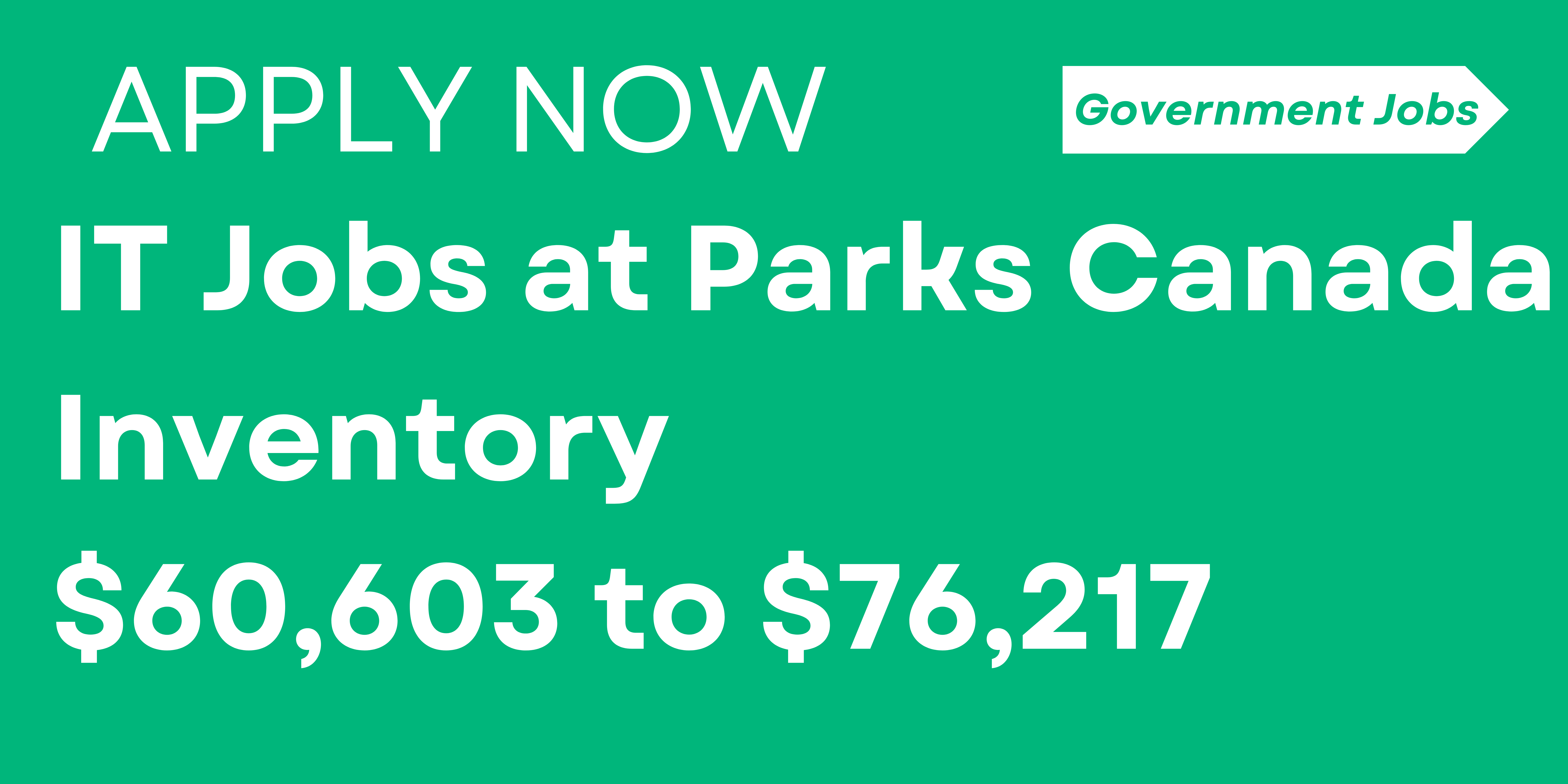 IT Jobs at Parks Canada
